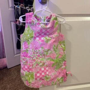 Lilly Pulitzer Pink and Green Floral Dress